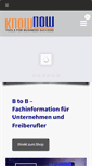 Mobile Screenshot of know-now.de